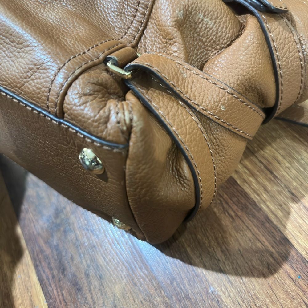 Michael Kors Gansevoort Leather Large NS Tote Luggage - Picture 10 of 12
